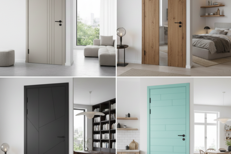 أفضل تصاميم أبواب WPC داخلية مودرن 2026