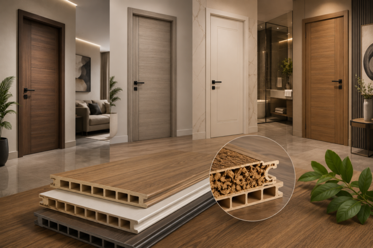 الدليل الشامل لاختيار أبواب WPC في الرياض: الجودة، التصميم، والاستدامة